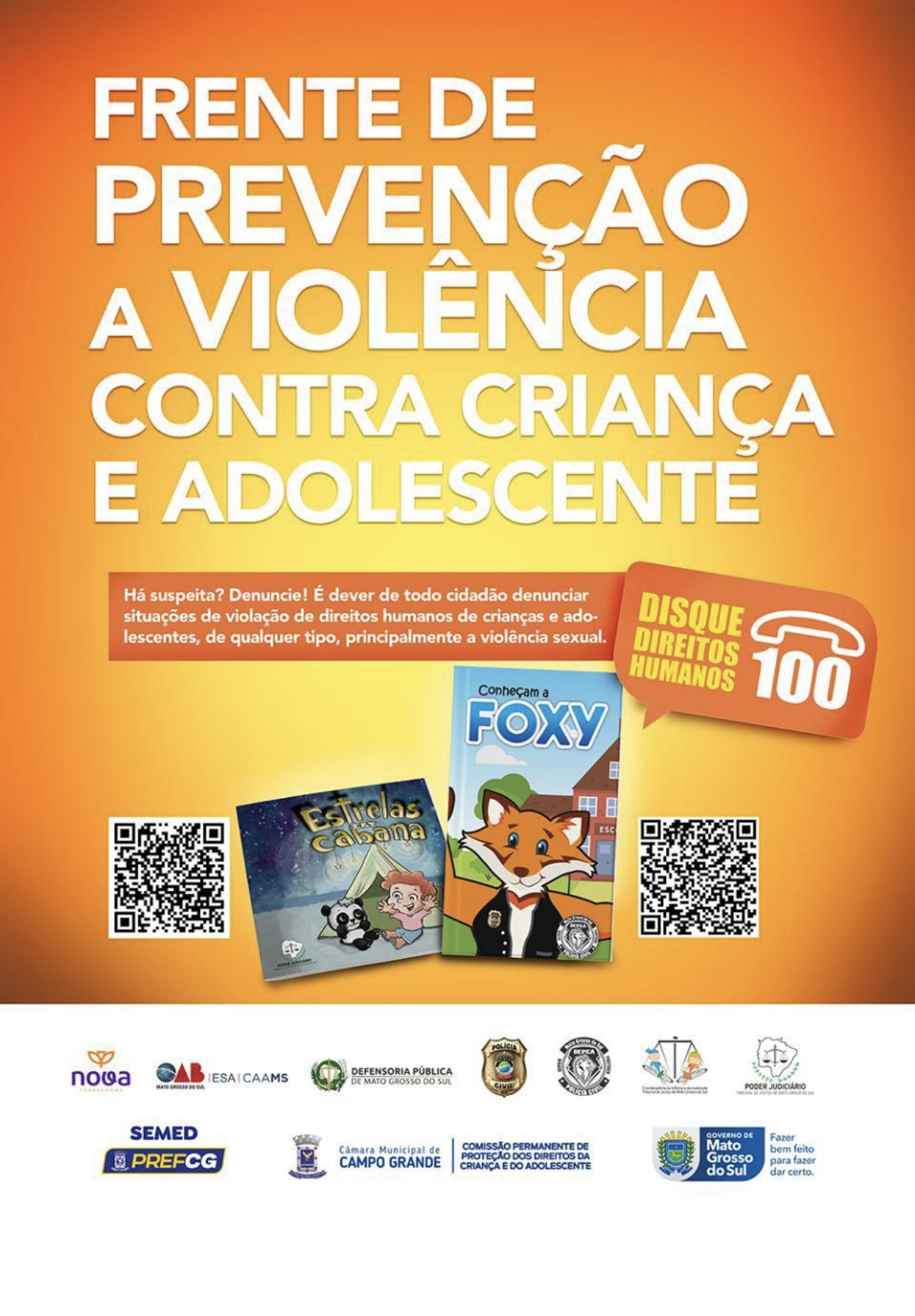 Frente de Prevenção a Violência contra Criança e Adolescente lança