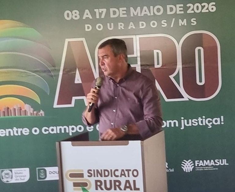 EXPOAGRO 2026: Governador destaca parceria com o agronegócio durante lançamento em Dourados